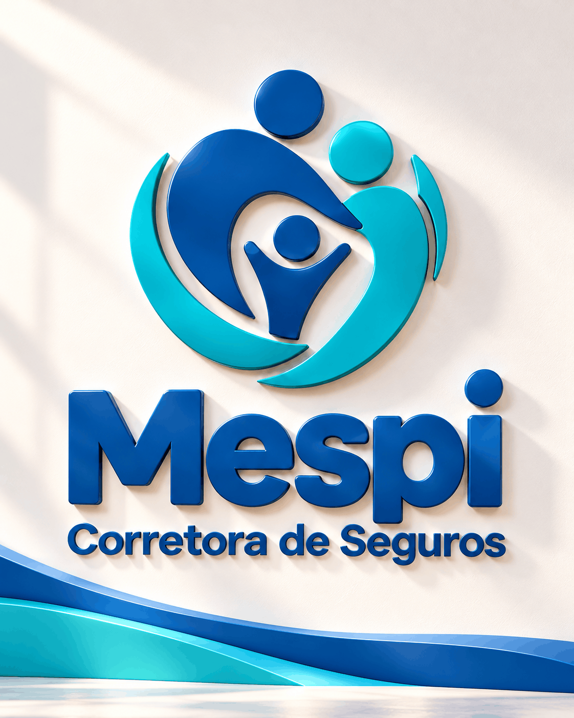 Consultora de seguros em atendimento